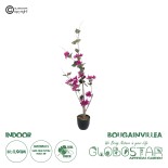 GloboStar® Artificial Garden BOUGAUVILLEA 20673 Τεχνητό Διακοσμητικό Φυτό με Ανθη Μπουκανβίλιας Φουξ Υ90cm