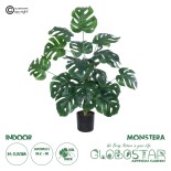 GloboStar® Artificial Garden MONSTERA PLANT 20923 - Διακοσμητικό Φυτό Μονστέρα Φ80 x Υ80cm