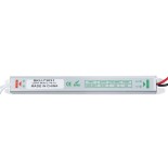 GloboStar® 73031 Μεταλλικό Τροφοδοτικό PELV Ultra Slim για Προϊόντα LED 18W 1.5A - AC 220-240V σε DC 12V - IP20 Μ1.8 x Π1.8 x Υ17.5cm - 3 Χρόνια Εγγύηση
