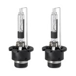 GloboStar® 84037 Λάμπες Αυτοκινήτου HID Xenon D4R Super Vision High Brightness +60% E1 ECER37 360° DC 12-24V IP20  Μ4 x  Π5 x Υ8cm 6000K- Σετ 2 Τεμαχίων