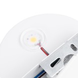 GloboStar® REDONDO 60572 Φωτιστικό Τοίχου - Απλίκα Αρχιτεκτονικού Φωτισμού Εσωτερικού/Εξωτερικού Χώρου Up or Down LED 10W 1000lm 60° AC220-240V Αδιάβροχο IP65 - Σώμα Αλουμινίου & Tempered Glass - Μ14 x Π14 x Υ5cm - Θερμό Λευκό 2700K - Λευκό - Bridgelux Ch