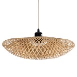 GLOBOSTAR® MEXICO 00718 Boho Κρεμαστό Φωτιστικό Οροφής με Ντουί 1 x E27 AC 220-240V IP20 - Μπεζ - Μ40 x Π30 x Υ18cm