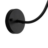 GloboStar® ANBET 01121 Vintage Επιτοίχιο Φωτιστικό Απλίκα Μονόφωτο 1 x E27 IP20 Μαύρο & Χρυσό Μέταλλο - Μ26 x Π38 x Υ27cm
