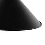 GloboStar® ANBET 01121 Vintage Επιτοίχιο Φωτιστικό Απλίκα Μονόφωτο 1 x E27 IP20 Μαύρο & Χρυσό Μέταλλο - Μ26 x Π38 x Υ27cm