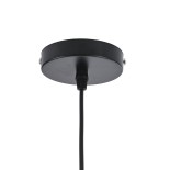GloboStar® SANTORINI 01288 Boho Κρεμαστό Φωτιστικό Μπάλα Μονόφωτο 1 x E27 IP20 3D Καφέ Χαρτί - Μ20 x Π20 x Y16cm