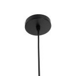 GloboStar® SANTORINI 01294 Boho Κρεμαστό Φωτιστικό Καμπάνα Μονόφωτο 1 x E27 IP20 3D Καφέ Χαρτί - Μ21 x Π21 x Y43cm