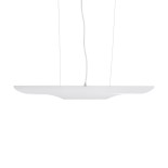GloboStar® ESTERINA 01305 Μοντέρνο Κρεμαστό Φωτιστικό Ράγα Δίφωτο 2 x E27 IP20 Λευκό & Χρυσό Μέταλλο - Μ60 x Π6 x Υ6cm