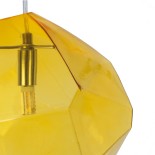 GloboStar® RINA 01308 Μοντέρνο Κρεμαστό Φωτιστικό Μπάλα Μονόφωτο 1 x G9 IP20 Κίτρινο Γυαλί - Μ20 x Π20 x Υ20cm