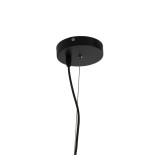 GloboStar® BAHAMAS 01569 Boho Κρεμαστό Φωτιστικό Καμπάνα Μονόφωτο 1 x E27 IP20 Καφέ Ξύλο - Μ90 x Π90 x Y90cm