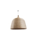 GLOBOSTAR® BAHAMAS 01570 Boho Κρεμαστό Φωτιστικό Οροφής με Ντουί 1 x E27 AC 220-240V IP20 - Μπεζ - Μ90 x Π90 x Y70cm