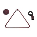 GloboStar® DELTA 01581 Μοντέρνο Κρεμαστό Φωτιστικό Γεωμετρικό Σχήμα Μονόφωτο 1 x E27 IP20 Χάλκινο Μέταλλο - Μ37 x Π4 x Υ33cm