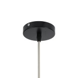 GloboStar® ALOHA 01751 Boho Κρεμαστό Φωτιστικό Καμπάνα Μονόφωτο 1 x E27 IP20 Μπεζ Ρατάν - Μ45 x Π45 x Y48cm