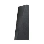 GloboStar® TRIANDE 60556 Φωτιστικό Τοίχου - Απλίκα Αρχιτεκτονικού Φωτισμού Εσωτερικού/Εξωτερικού Χώρου Up & Down LED 10W 1200lm 5° & 60° AC 220-240V Αδιάβροχο IP65 Μ8.5 x Π8.5 x Υ20cm - Φυσικό Λευκό 4500K - Μαύρο - Bridgelux Chip - 3 Χρόνια Εγγύηση