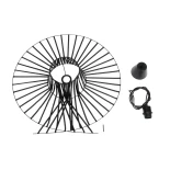 GloboStar® LUMINOVA 61464 Μοντέρνο Κρεμαστό Φωτιστικό Πλέγμα Μονόφωτο 1 x E27 IP20 Μαύρο Σχοινί με Μαύρο Σύρμα - Μ60 x Π60 x Υ25cm