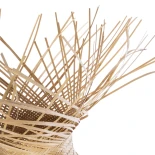 GLOBOSTAR® POPPY 01984 Boho Επιδαπέδιο Φωτιστικό με Ντουί 1 x E27 AC 220-240V IP20 - Μπεζ - Μ58 x Π58 x Υ168cm