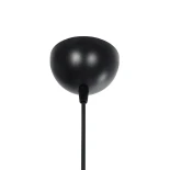 GLOBOSTAR® ARCWIRE LE-203-0015 Μοντέρνο Κρεμαστό Φωτιστικό Οροφής με Ντουί 1 x E27 AC 220-240V IP20 - Μαύρο - Μ25 x Π25 x Υ30cm