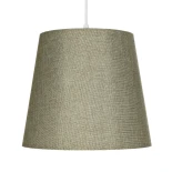 GloboStar® CONEY 203-0074 Μοντέρνο Κρεμαστό Φωτιστικό Καπέλο Μονόφωτο 1 x E27 IP20 Πράσινο Ύφασμα - Μ26 x Π26 x Υ25cm