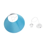 GLOBOSTAR® RIFT 203-0075 Μοντέρνο Κρεμαστό Φωτιστικό Οροφής με Ντουί 1 x E27 AC 220-240V IP20 - Μπλε - Μ35 x Π35 x Υ22.5cm