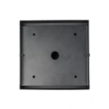 GloboStar® MAGMA 60626 Μοντέρνο Φωτιστικό Οροφής Σποτ Μονόφωτο 1 x GU10 IP20 Μαύρο Αλουμίνιο - Μ15 x Π15 x Υ13cm