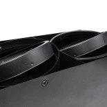 GloboStar® MAGMA 60627 Μοντέρνο Φωτιστικό Οροφής Σποτ Δίφωτο 2 x GU10 IP20 Μαύρο Αλουμίνιο - Μ30 x Π15 x Υ13cm