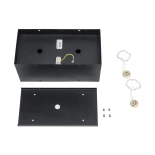 GloboStar® MAGMA 60627 Μοντέρνο Φωτιστικό Οροφής Σποτ Δίφωτο 2 x GU10 IP20 Μαύρο Αλουμίνιο - Μ30 x Π15 x Υ13cm