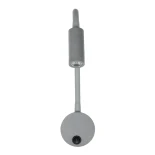 GloboStar® GOOSE 61689 Φωτιστικό Τοίχου - Απλίκα LED 3W 300lm 36° AC 220-240V IP20 - Reading Light - Θερμό Λευκό 2700K Γκρι Αλουμίνιο - Μ6.5 x Π22.5 x Υ23cm - 5 Xρόνια Εγγύηση