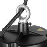 GLOBOSTAR® INDUSTRY 61705 Βιομηχανικό Φωτιστικό Καμπάνα High Bay UFO Τεχνολογίας Smart Group Linkable Control System 2.4Ghz με Αισθητήρα Κίνησης Microwave LED 150W 22500lm SDCM<5 90° AC 85-265V Αδιάβροχο IP65 IK08 Μαύρο Χυτό Αλουμίνιο - Φυσικό Λευκό 5000K