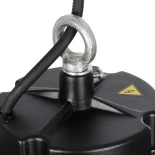 GLOBOSTAR® INDUSTRY 61706 Βιομηχανικό Φωτιστικό Καμπάνα High Bay UFO Τεχνολογίας Smart Group Linkable Control System 2.4Ghz με Αισθητήρα Κίνησης Microwave LED 200W 30000lm SDCM<5 90° AC 85-265V Αδιάβροχο IP65 IK08 Μαύρο Χυτό Αλουμίνιο - Φυσικό Λευκό 5000K