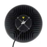 GLOBOSTAR® INDUSTRY 61706 Βιομηχανικό Φωτιστικό Καμπάνα High Bay UFO Τεχνολογίας Smart Group Linkable Control System 2.4Ghz με Αισθητήρα Κίνησης Microwave LED 200W 30000lm SDCM<5 90° AC 85-265V Αδιάβροχο IP65 IK08 Μαύρο Χυτό Αλουμίνιο - Φυσικό Λευκό 5000K