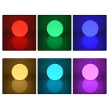 GloboStar® 85360 Ακρυλικό Φωτιστικό Μπάλα Εξωτερικού Χώρου - Πισίνας LED Globe 5W Φ10 Επαναφορτιζόμενο Μπαταρίας με Καλώδιο USB - Φορτιστή και Ασύρματο Χειριστήριο IR Αδιάβροχο IP68 Πολύχρωμο RGBW