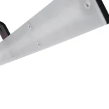 GloboStar® MIRROR 60517 Φωτιστικό Τοίχου - Απλίκα LED 14W 1680lm 120° AC 85-265V IP54 Φυσικό Λευκό 4500K Μαύρο Μέταλλο - Μ58 x Π15 x Υ6cm - 2 Xρόνια Εγγύηση
