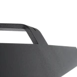 GloboStar® MIRROR 60517 Φωτιστικό Τοίχου - Απλίκα LED 14W 1680lm 120° AC 85-265V IP54 Φυσικό Λευκό 4500K Μαύρο Μέταλλο - Μ58 x Π15 x Υ6cm - 2 Xρόνια Εγγύηση
