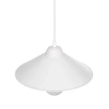 GLOBOSTAR® FONTE 203-0081 Μοντέρνο Κρεμαστό Φωτιστικό Οροφής με Ντουί 1 x E27 AC 220-240V IP20 - Λευκό - Μ25.5 x Π25.5 x Υ10cm
