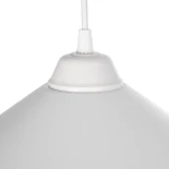 GLOBOSTAR® FONTE 203-0081 Μοντέρνο Κρεμαστό Φωτιστικό Οροφής με Ντουί 1 x E27 AC 220-240V IP20 - Λευκό - Μ25.5 x Π25.5 x Υ10cm
