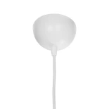 GLOBOSTAR® SONIA 203-0116 Μοντέρνο Κρεμαστό Φωτιστικό Οροφής με Ντουί 1 x E27 AC 220-240V IP20 - Γκρι & Λευκό - Μ30 x Π30 x Υ24cm