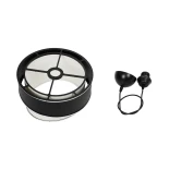 GLOBOSTAR® SONIA 203-0118 Μοντέρνο Κρεμαστό Φωτιστικό Οροφής με Ντουί 1 x E27 AC 220-240V IP20 - Λευκό & Μαύρο - Μ30 x Π30 x Υ24cm