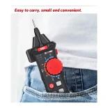 GloboStar® 79693 Ψηφιακό Φορητό Πολύμετρο TASI TA802A με Θήκη Προστασίας Μαύρο