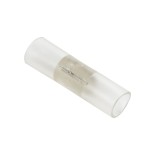 GloboStar® 70638 Σύνδεσμος Ι με Καρφάκια για Μονόχρωμη Ταινία Neon Flex Tube 360° Degree 2 Pin - Μ6.5 x Π2 x Υ2cm