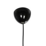 GloboStar® VIVIDUS 202-0028 Μοντέρνο Κρεμαστό Φωτιστικό Ανάρτηση Μονόφωτο 1 x E27 IP20 Μαύρο - Μ30 x Π30 x Υ70cm