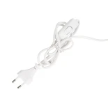 GloboStar® WIZ 203-0179 Μοντέρνο Επιτραπέζιο Φωτιστικό Μονόφωτο 1 x E27 IP20 Ασημί Μέταλλο Με Γκρι Καπέλο- Μ22 x Π22 x Υ36.5cm