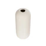 GloboStar® Artificial Garden BLANCO 21247 Διακοσμητική Κεραμική Γλάστρα Γκρι Π11 x Μ11 x Υ25 cm