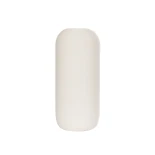 GloboStar® Artificial Garden BLANCO 21247 Διακοσμητική Κεραμική Γλάστρα Γκρι Π11 x Μ11 x Υ25 cm