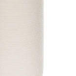 GloboStar® Artificial Garden BLANCO 21247 Διακοσμητική Κεραμική Γλάστρα Γκρι Π11 x Μ11 x Υ25 cm