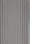 GloboStar® Artificial Garden LOVINA 21257 Διακοσμητικό Κεραμικό Βάζo Γκρι Π9 x Μ9 x Υ16 cm