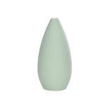 GloboStar® Artificial Garden SEYHELLES 21266 Διακοσμητικό Κεραμικό Βάζo Τιρκουάζ Π8 x Μ8 x Υ16cm