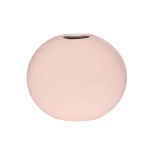 GloboStar® Artificial Garden SICILY 21289 Διακοσμητικό Κεραμικό Βάζo Ροζ Π15 x Μ15 x Υ14cm