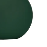 GloboStar® Artificial Garden MENORCA 21292 Διακοσμητικό Κεραμικό Βάζo Πράσινο Π15 x Μ15 x Υ14cm