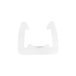 GloboStar® 70622 Πλαστική Βάση Στήριξης PVC για όλες τις OVALE 120° Degree Neon Flex LED DC 24V & DC 230V