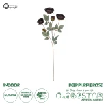GloboStar® Artificial Garden PURPLE BRANCH 21301 Τεχνητό Διακοσμητικό Κλαδί Τριαντάφυλλα Μωβ Y60cm