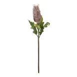 GloboStar® Artificial Garden PURPLE STIPA FRUIT BRANCH 21375 Τεχνητό Διακοσμητικό Κλαδί Στίπα  Y69cm